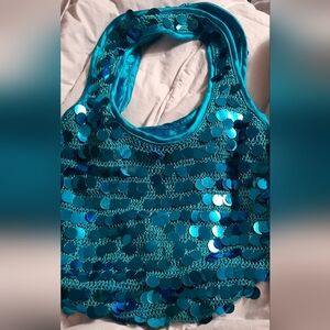 Y2K Aqua sequence bag
